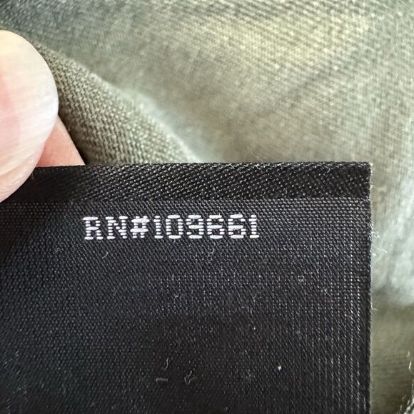 Rock & Republic Olive Green Short Sleeve Snap Button Crop Jacket Embroidered L - Picture 9 of 11